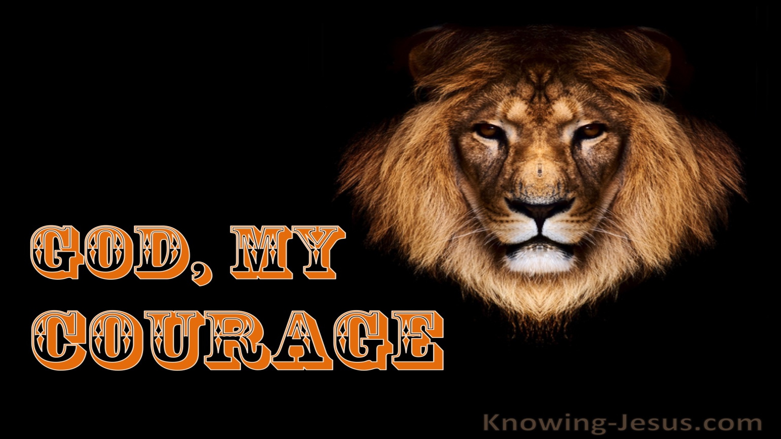 God, My Courage (devotional)02-25 (orange)